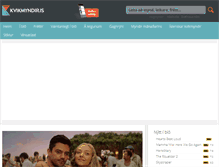 Tablet Screenshot of kvikmyndir.is